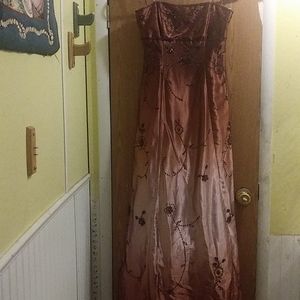 Blondie Nites beaded gown.